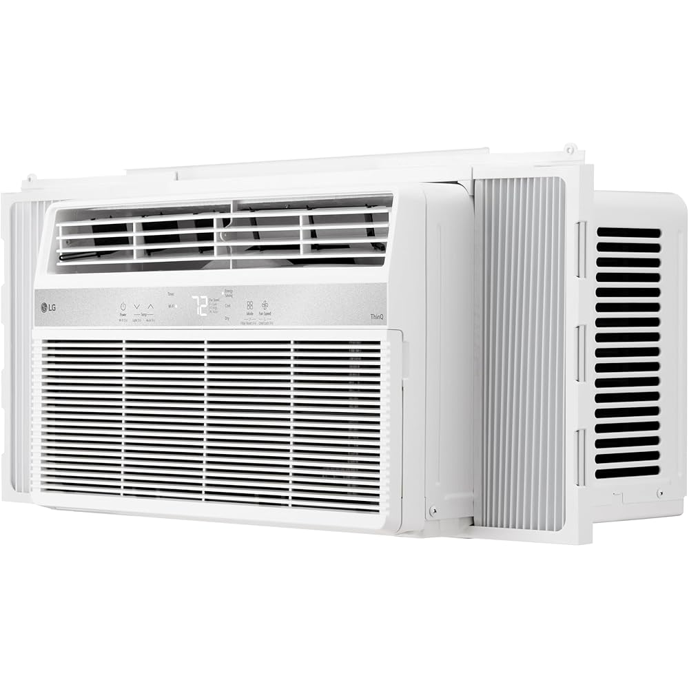 LG LW8024RSM 8,000 BTU Smart Wi-Fi Window Air Conditioner, 115V, White