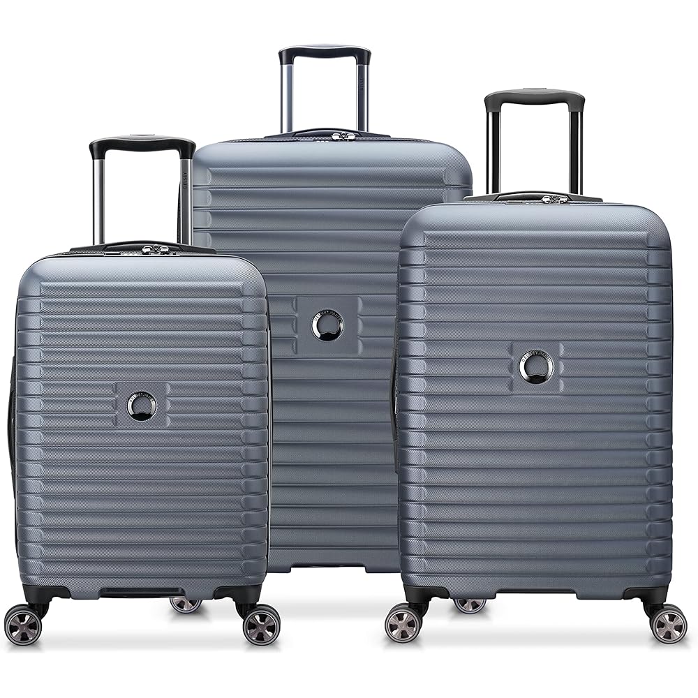 | DELSEY PARIS Cruise 3.0 Hardside Expandable Luggage with Spinner Wheels, Graphite, 3 Piece Set (20/24/28) | Suitcases