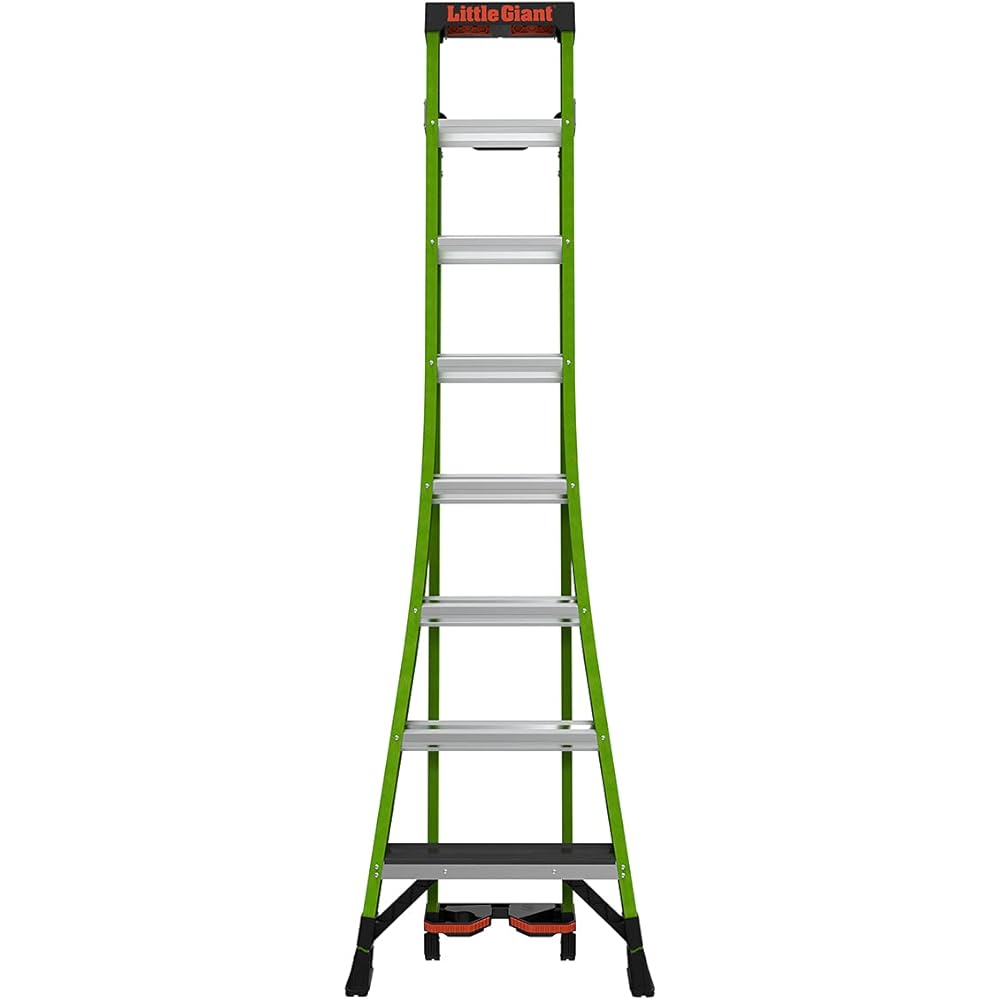 Little Giant Ladder Systems 13908-071 King Kombo 3-in-1 Ladder, 8 Ft, Green
