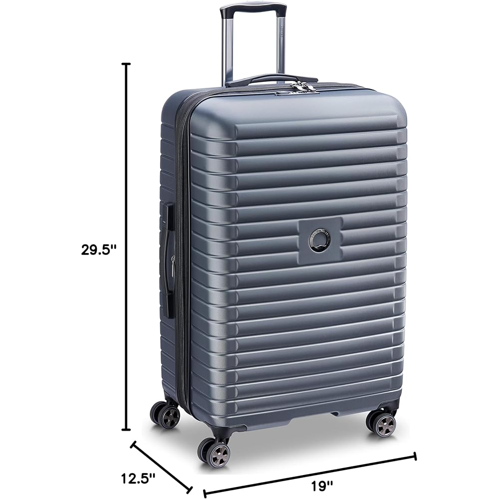 | DELSEY PARIS Cruise 3.0 Hardside Expandable Luggage with Spinner Wheels, Graphite, 3 Piece Set (20/24/28) | Suitcases