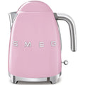 SMEG 50's Retro Style Electric Water Kettle with Automatic Shutoff, Removable Base, and Water Indicator, KLF03PKUS, Pink