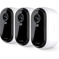 Arlo Essential Security Camera 1080p HD | Outdoor Indoor | 2nd Gen | Wireless with Spotlight, 2-Way Audio, Color Night Vision, Live Stream, Real Time Notifications, Wide Angle White, 3 Cameras