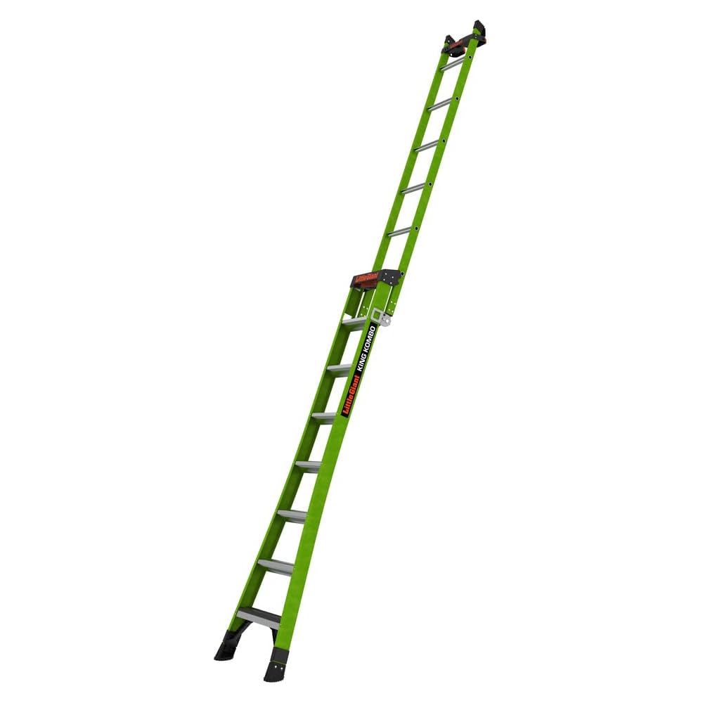 Little Giant Ladder Systems 13908-071 King Kombo 3-in-1 Ladder, 8 Ft, Green