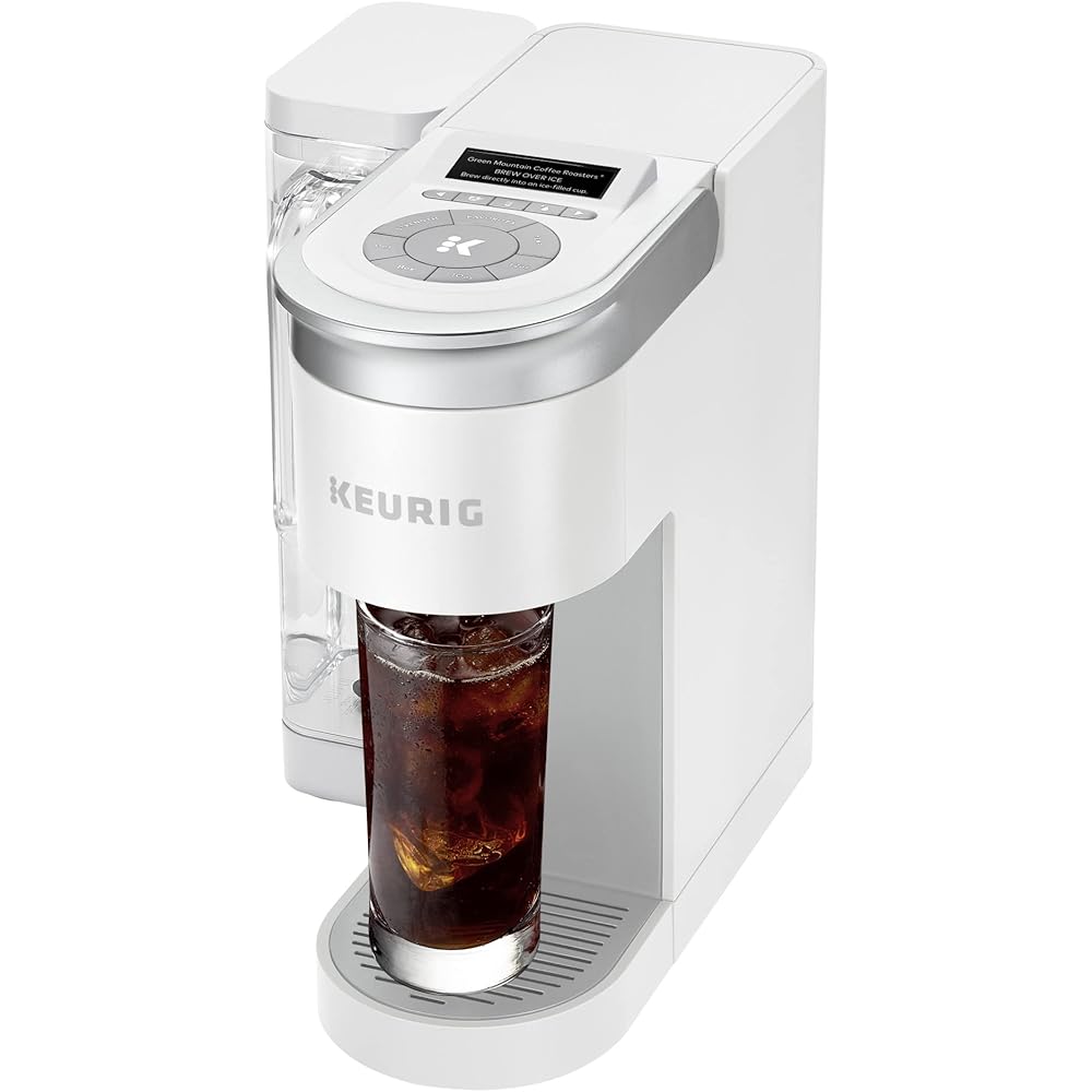 Keurig K-Supreme SMART Single Serve Coffee Maker With WiFi Compatibility, 4 Brew Sizes, And 66oz Removable Reservoir, Compatible with Alexa, White