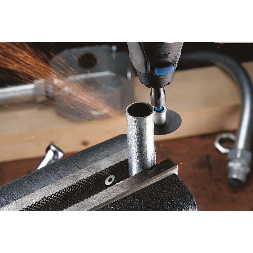 Dremel EZ725 70-Piece All-Purpose Rotary Tool Accessory Set With Storage Kit EZ-Lock And EZ Drum For Faster Accessory Changes Perfect for Cutting, Polishing, Cleaning, And Sanding
