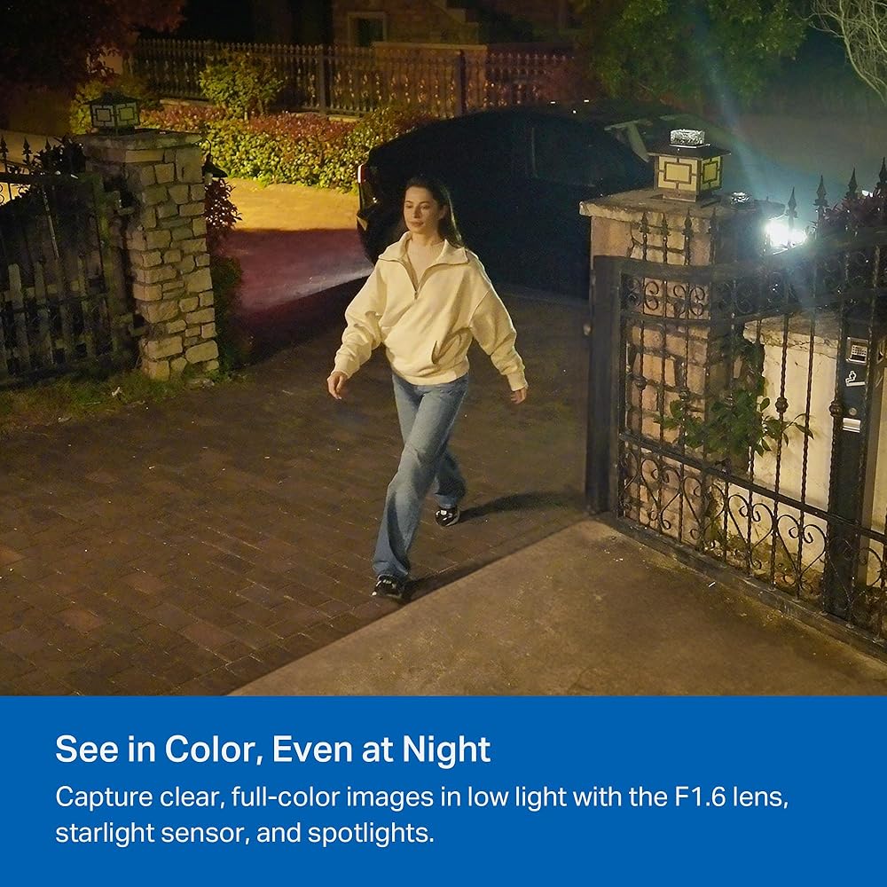 Tapo MagCam 4K Solar, 4K Ultra HD Outdoor Wireless Battery Camera w/Solar Panel – 24/7 Capture, Free Person/Vehicle Detection, Starlight Color Night Vision, Works w/Alexa &amp; Google Home