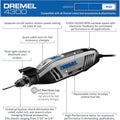 Dremel Rotary Tool Kit (4300) and Flex Shaft Attachment (225-02)