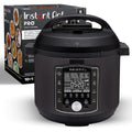 Instant Pot Pro (8 QT) 10-in-1 Pressure Cooker, Slow Cooker, Rice/Grain Cooker, Steamer, Sauté, Sous Vide, Yogurt Maker, Sterilizer, and Warmer, Includes App With Over 800 Recipes, Black