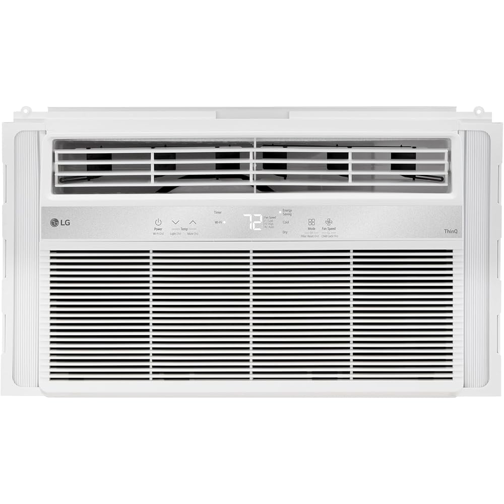 LG LW8024RSM 8,000 BTU Smart Wi-Fi Window Air Conditioner, 115V, White