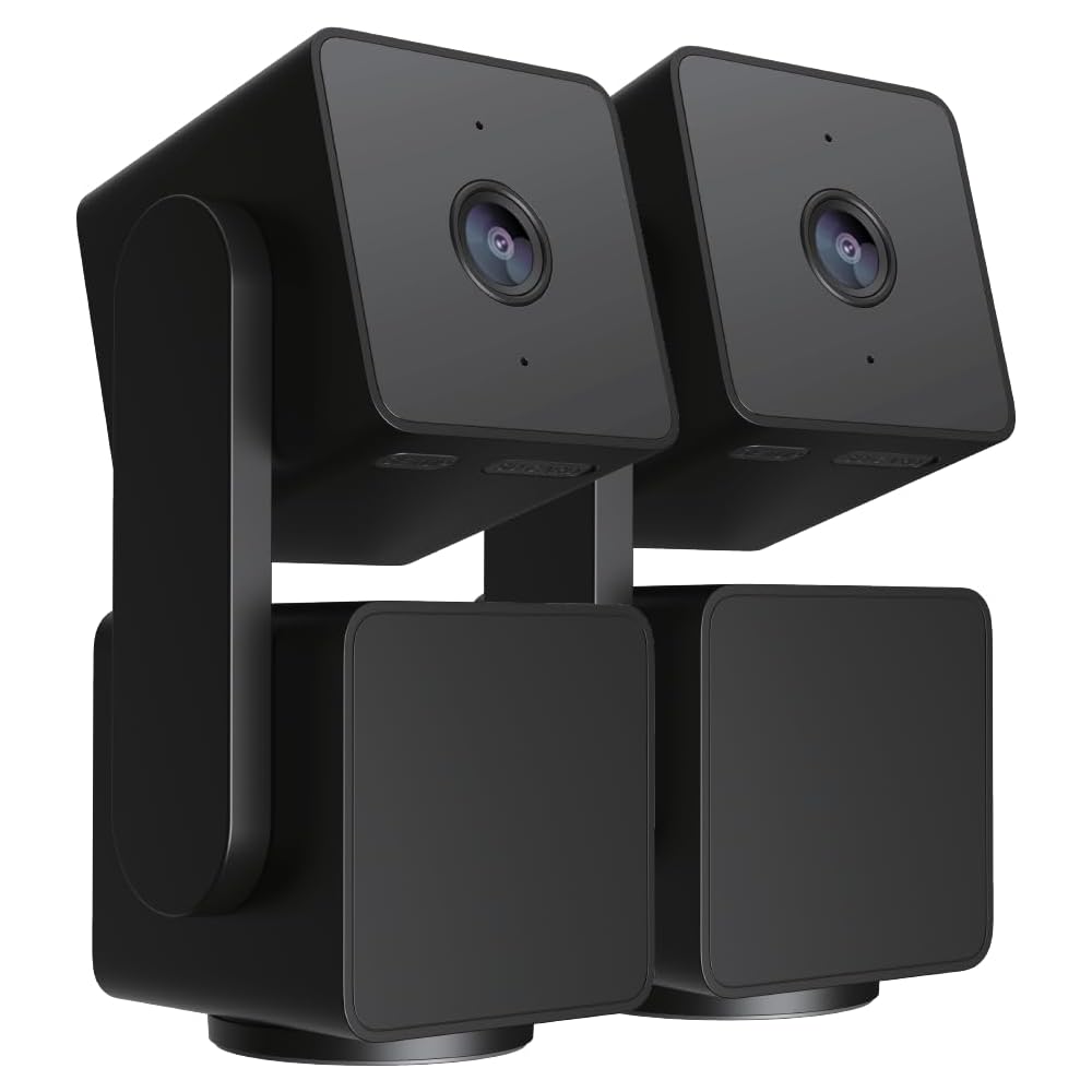 WYZE Cam Pan v3 Indoor/Outdoor IP65 1080P 360° Pan/Tilt/Zoom WiFi Smart Home Security Camera, Motion Tracking for Baby/Pet, Color Night Vision, Works with Alexa&amp;Google Assistant, Free Expert Setup