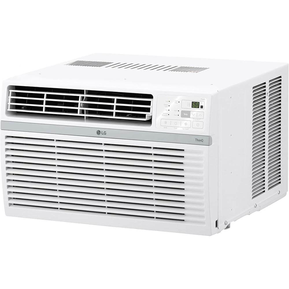 LG LW1224RSM 12,000 BTU Smart Wi-Fi Window Air Conditioner, 115V, White
