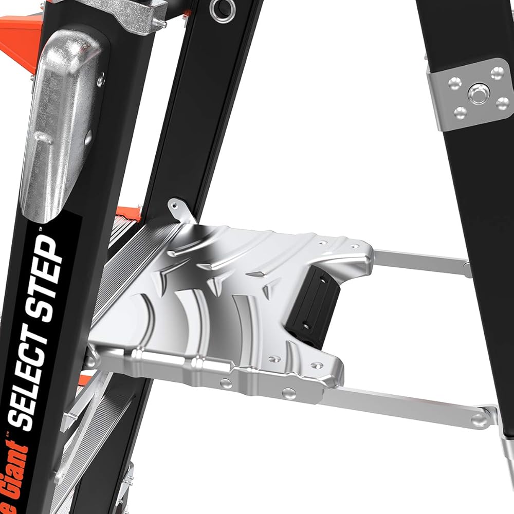 Little Giant Ladders, Select Step, 5-8 foot, Stepladder, Fiberglass, Type 1AA, 375 lbs weight rating, (15130-001) Little Giant Ladder
