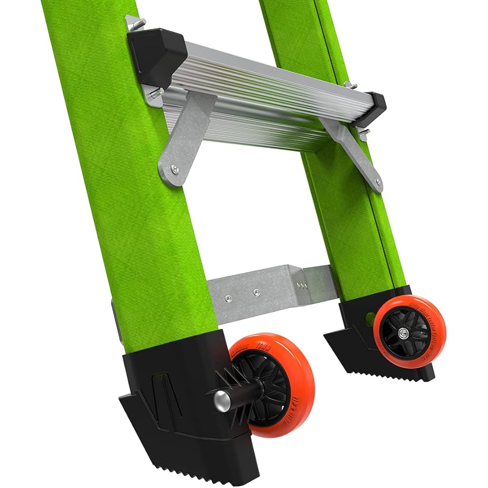 Little Giant Ladders Systems Conquest 2.0, M22, 22ft, Multi-Position Ladder, Fiberglass, Type 1A, 300 lbs Weight Rating, (17122-001), Green