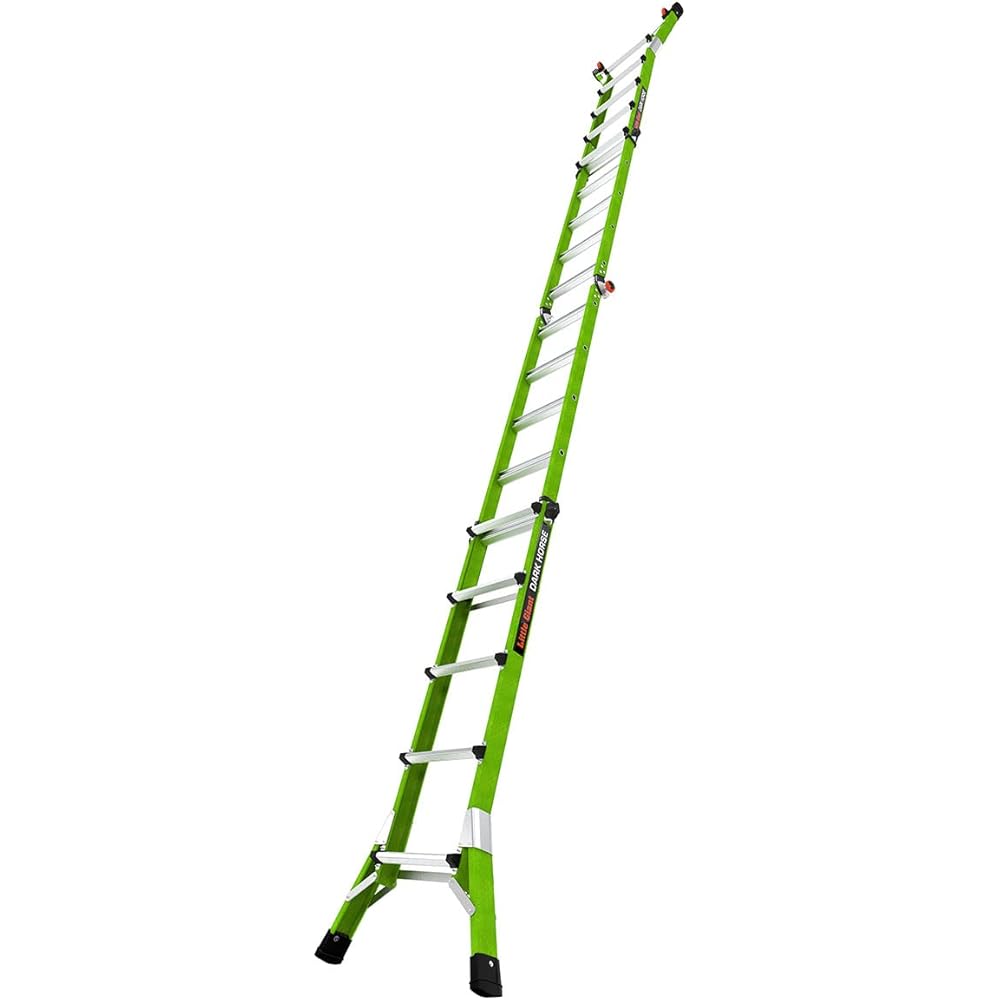 Little Giant Ladder Systems Dark Horse 2.0, M22, 22ft, Multi-Position Ladder, Fiberglass, Type 1A, 300 lbs Weight Rating, (16122-001)