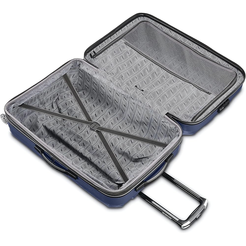 | Samsonite Centric 2 Hardside Expandable Luggage with Spinner Wheels, True Navy, 3-Piece Set (20/24/28) | Suitcases