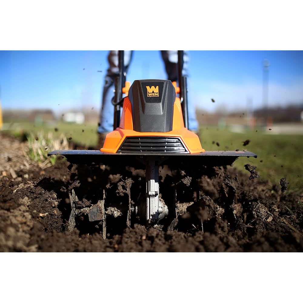 WEN TC1318 13.5-Amp 18-Inch Electric Tiller and Cultivator, Black