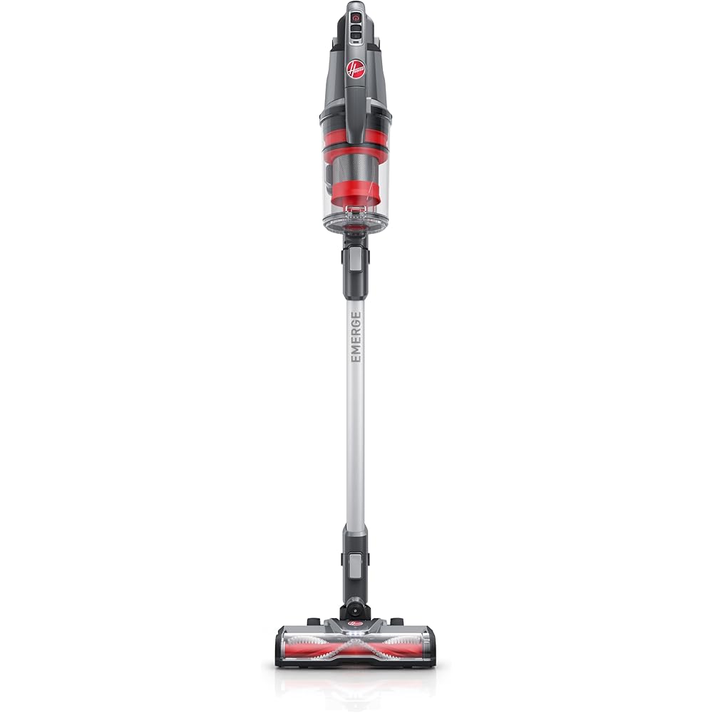 Hoover ONEPWR WindTunnel Emerge Cordless Stick Vacuum Cleaner, Lightweight Stick Vac, Powerful and Quiet Cleaning, Self Standing, No Wall Mount Required, Cordless Vacuum Cleaners for Home Use