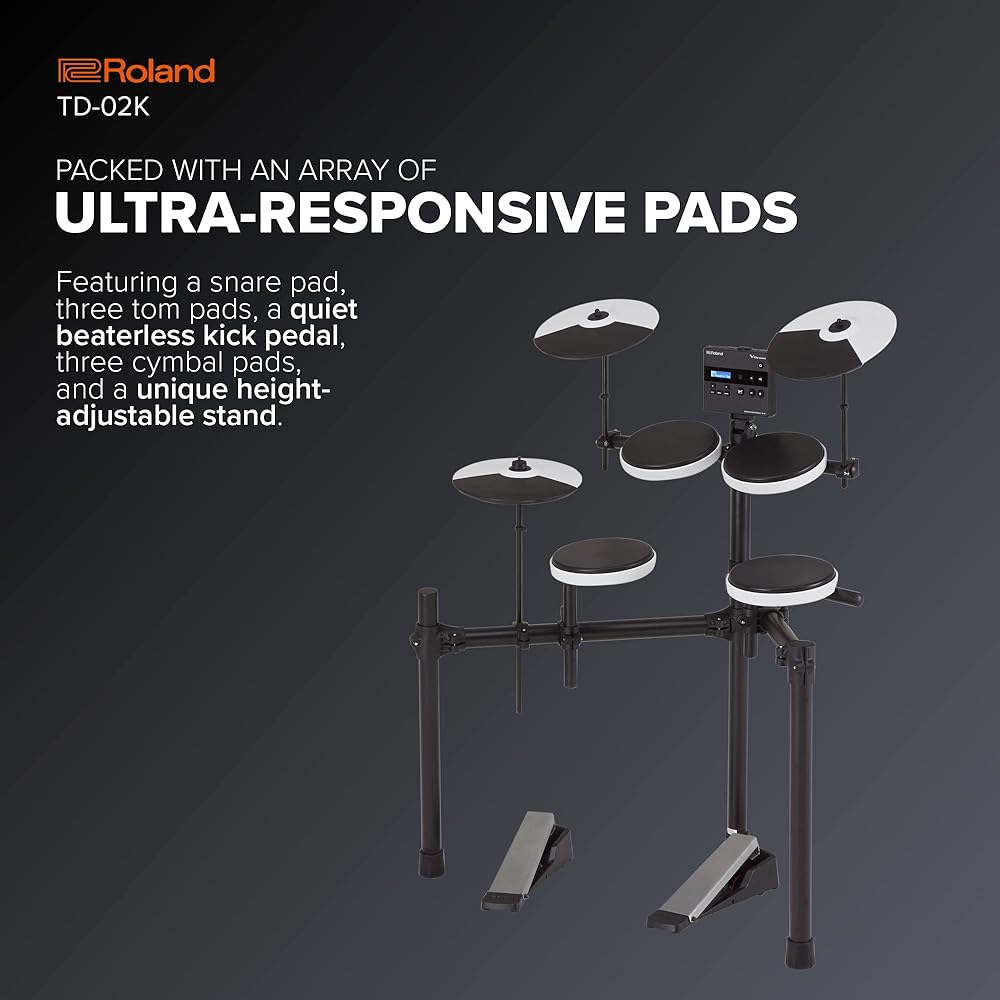 Roland Electronic Drum Set (TD-02KV)