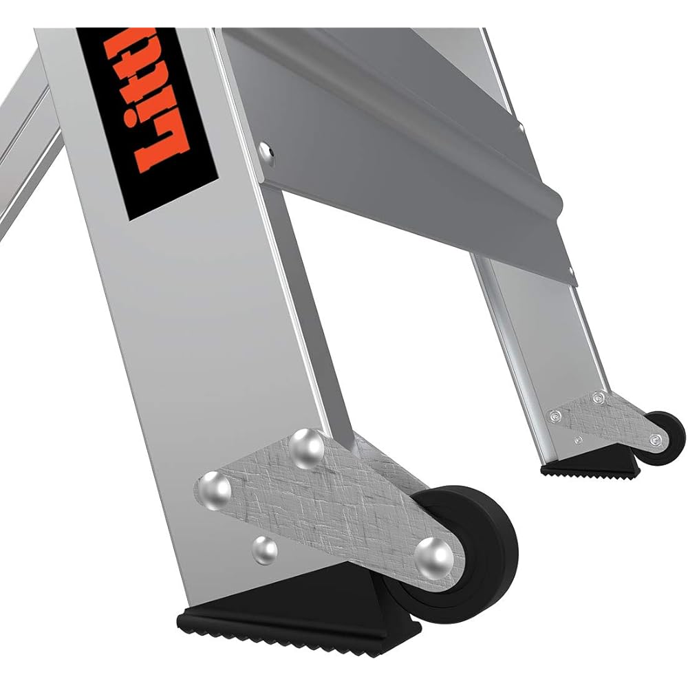 Little Giant Ladders, Safety Step, 3-Step, 3 Foot, Step Stool, Aluminum, Type 1A, 300 lbs Weight Rating, (10310BA)