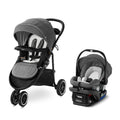 Graco Modes 3 Lite Platinum Travel System with Adjustable Reversible Seat, One Hand Fold, Lightweight Frame, and SnugRide SnugLock 35 DLX Infant Car Seat, Wit