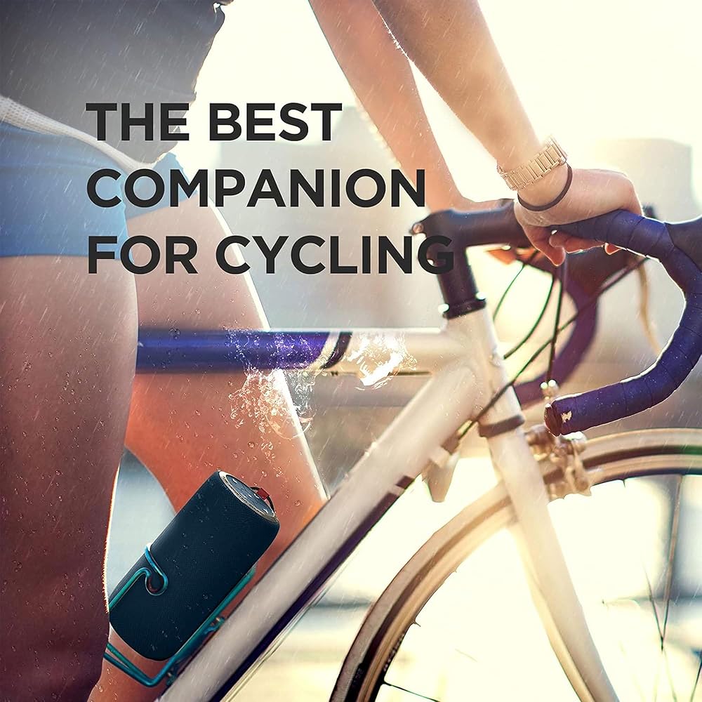 Monster S310 Bluetooth Speaker, Portable Bluetooth Speaker, 30W True Wireless Stereo Pairing Deliver Dynamic Sound, Waterproof Speaker, Bluetooth 5.2 Built-in Mic, 24H, for Family Outdoor