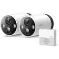 Tapo TP-Link 2K QHD Outdoor Wireless Security Camera System, Up to 180D Battery, Color Night Vision w/Starlight Sensor, Motion/Person/Pet/Vehicle Detection, Works w/Alexa &amp;Google Home, C420S2