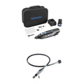 Dremel 8240 12V Cordless Rotary Tool Kit with Variable Speed and Comfort Grip &amp; Flex Shaft Rotary Tool Attachment Ideal for Detail Work, Metal Engraving and Wood Carving