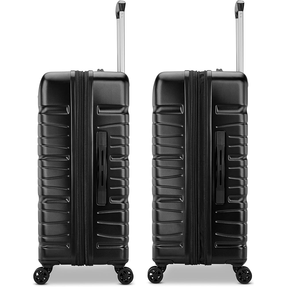 | Samsonite Evolve SE Hardside Expandable Luggage with Double Spinner Wheels, Saphir Blue, 3PC Set (CO/M/L) | Suitcases