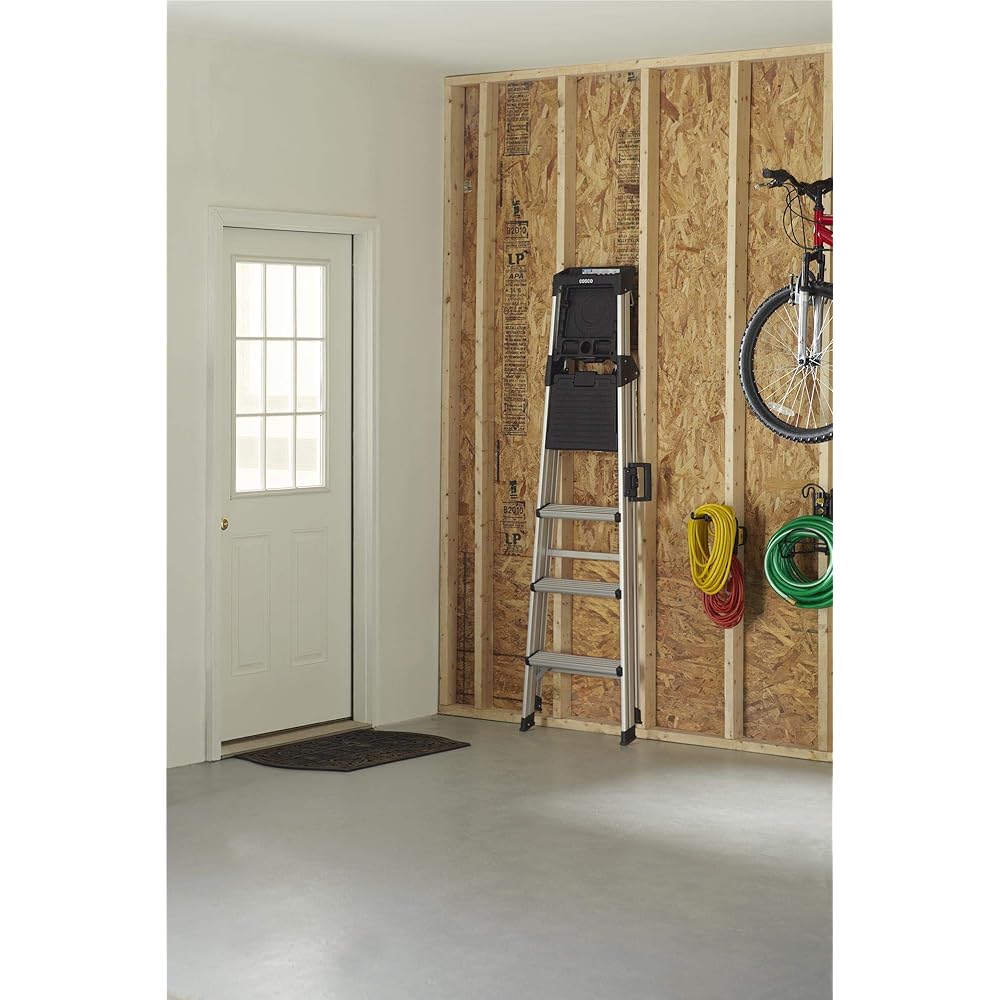COSCO 6-foot Signature Series Aluminum Step Ladder, Type 1A, 300 lb. Capacity