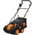 WEN DT1516 16-Inch 15-Amp 2-in-1 Electric Dethatcher and Scarifier with Collection Bag, Black