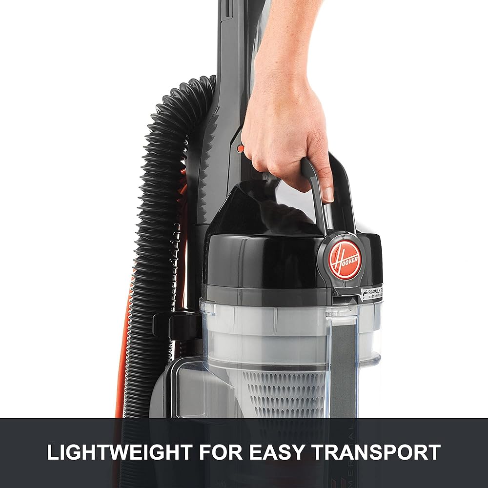 Hoover Commercial TaskVac Bagless Upright Vacuum Cleaner, Furniture Guard Lightweight HEPA Filtered Professional Grade Long-Lasting, 15 Pounds 35-Foot Long Cord, CH53010, BlackCordless VacuumIndustrial &amp; Scientific
