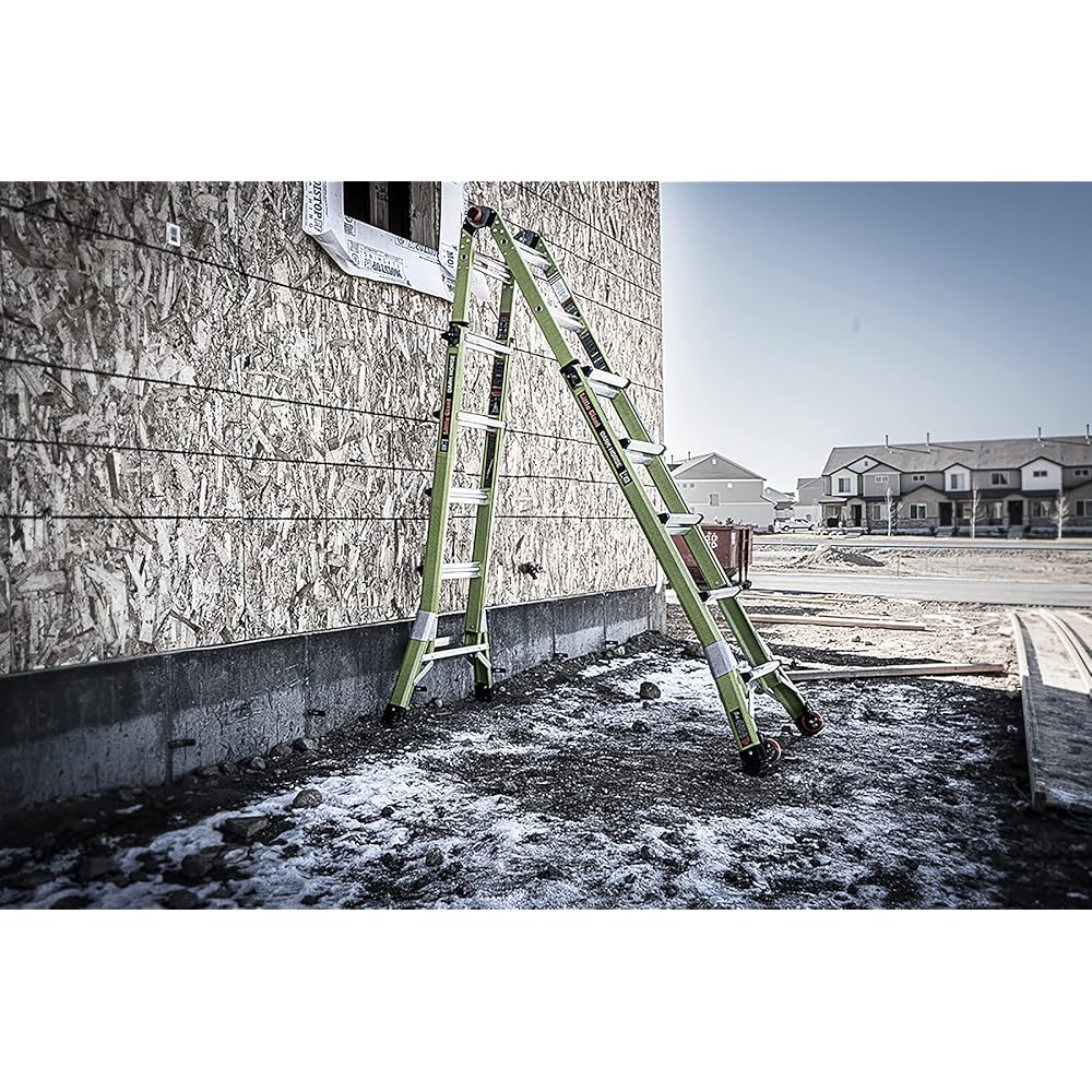 Little Giant Ladder Systems Dark Horse 2.0, M22, 22ft, Multi-Position Ladder, Fiberglass, Type 1A, 300 lbs Weight Rating, (16122-001)