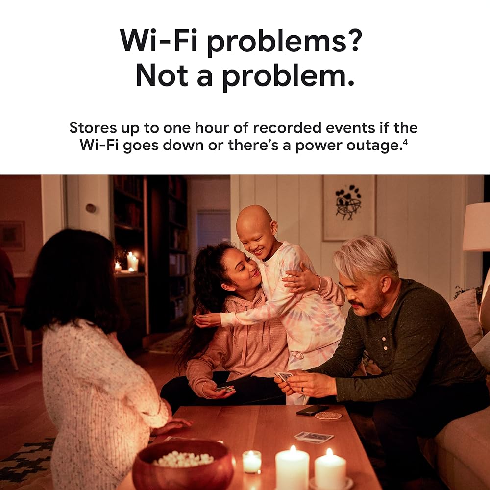 Google Nest Cam Outdoor or Indoor, Battery 2nd Generation 1 Pack