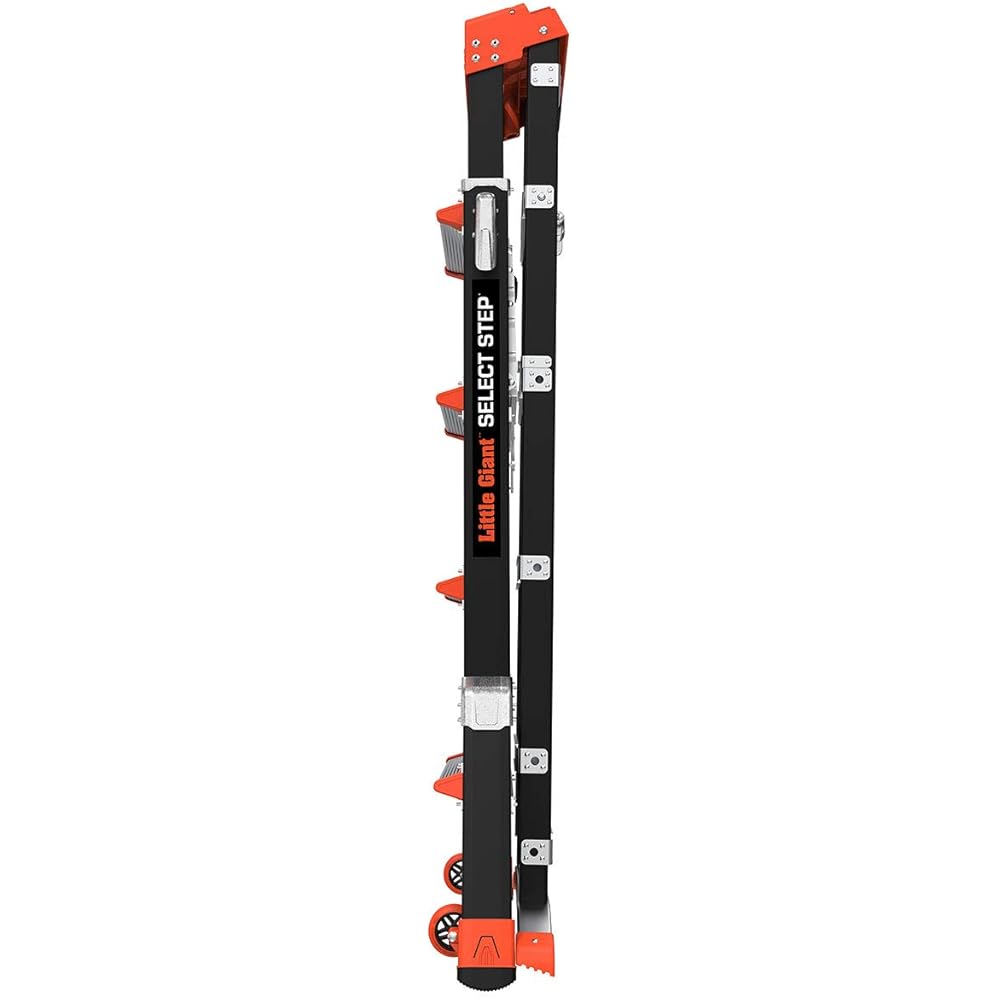 Little Giant Ladders, Select Step, 5-8 foot, Stepladder, Fiberglass, Type 1AA, 375 lbs weight rating, (15130-001) Little Giant Ladder