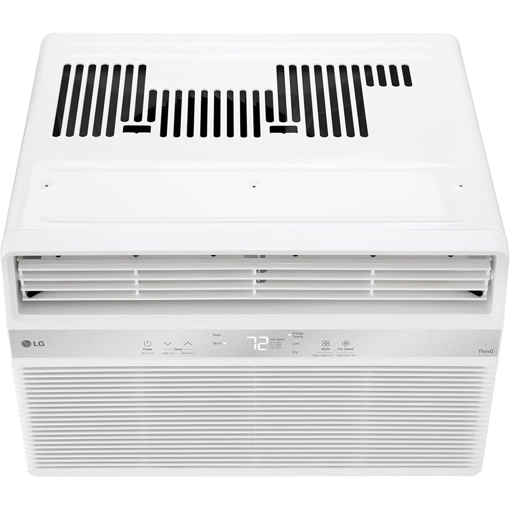 LG LW8024RSM 8,000 BTU Smart Wi-Fi Window Air Conditioner, 115V, White