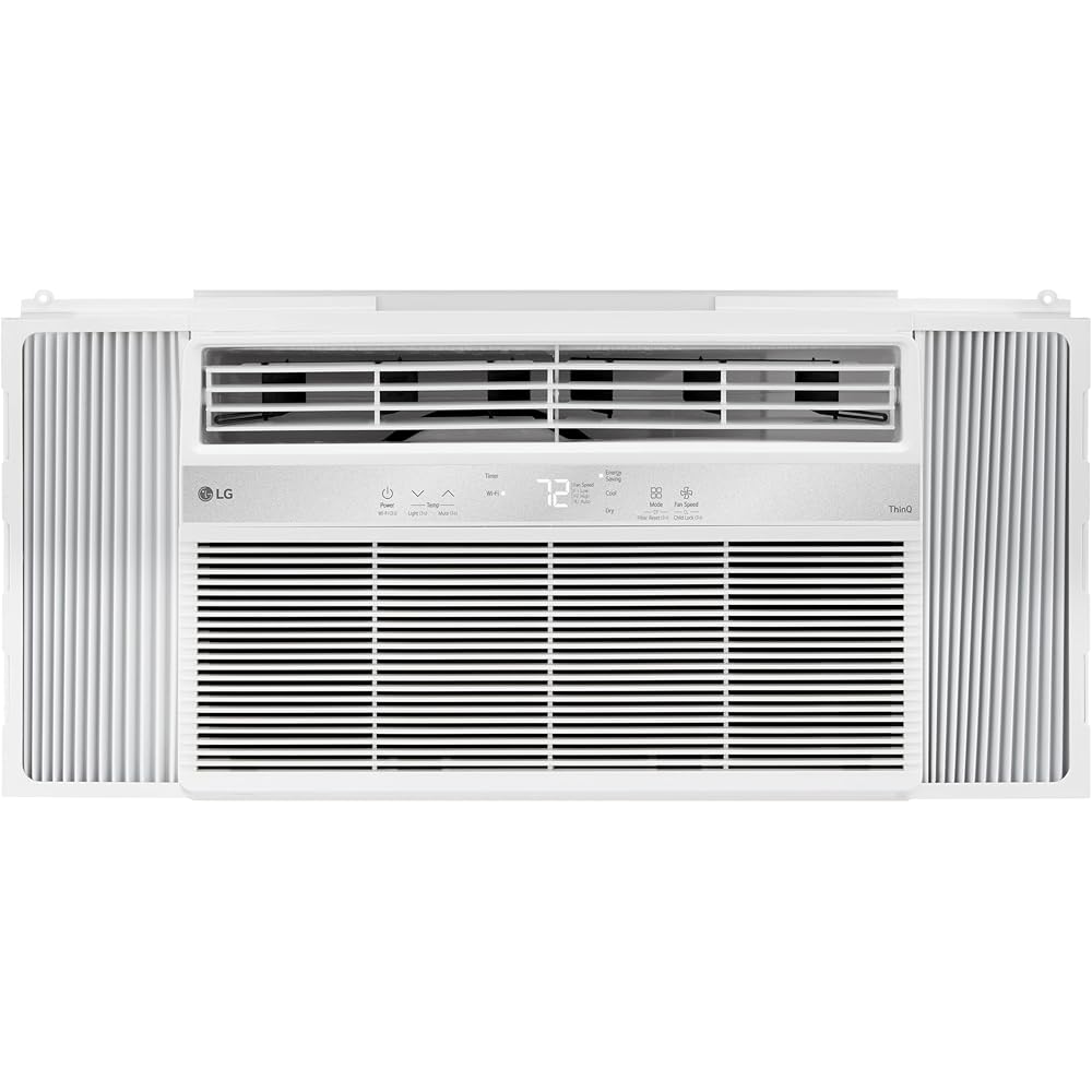 LG LW8024RSM 8,000 BTU Smart Wi-Fi Window Air Conditioner, 115V, White
