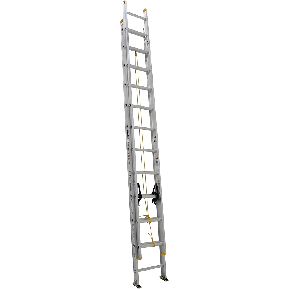 Louisville Ladder 24-foot Aluminium Extension Ladder, 250-Pound Load Capacity, Type I, AE3224