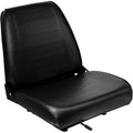 Wise Industrial WM682 Universal Bucket Seat Assembly, Black