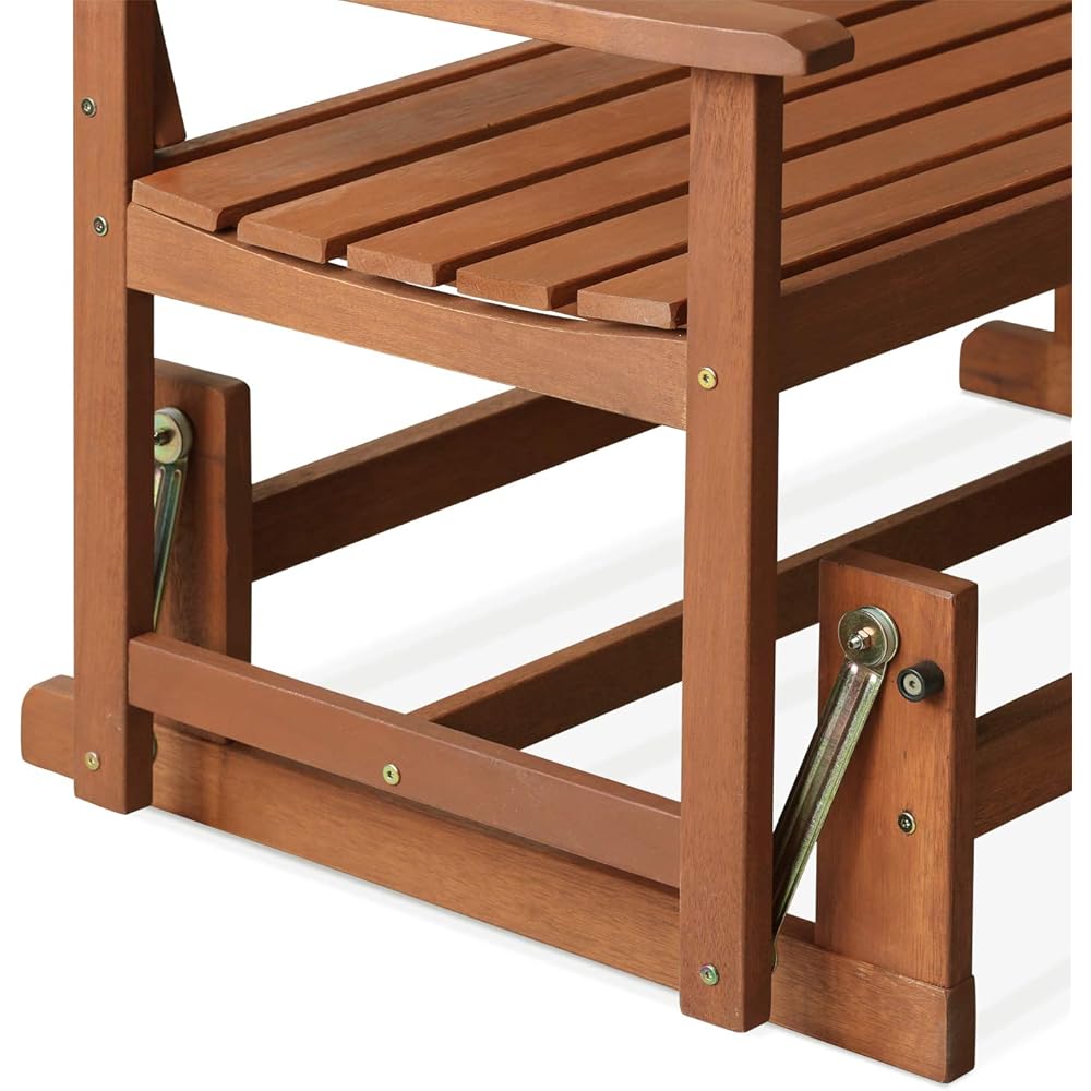FURINNO FG17485 Tioman Outdoor Hardwood New Mexico Glider