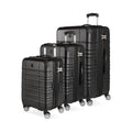 | SwissGear Pro Expandable Lightweight Spinner with TSA Lock, Black Sonic, 3-Piece Set | Luggage Sets