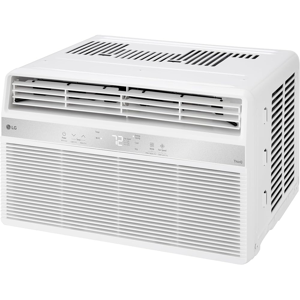 LG LW8024RSM 8,000 BTU Smart Wi-Fi Window Air Conditioner, 115V, White