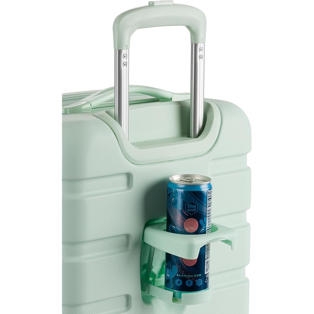 | SwissGear 7366 Hardside Expandable Luggage with Spinner Wheels, Clearly Aqua, 3-Piece Set (19/23/27) | Carry-Ons
