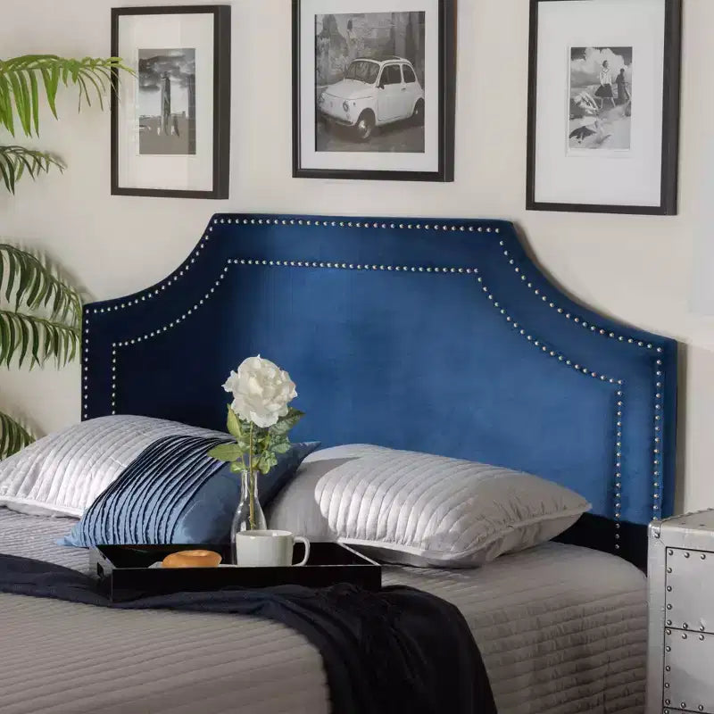 Avignon Velvet Headboard - Baxton Studio
