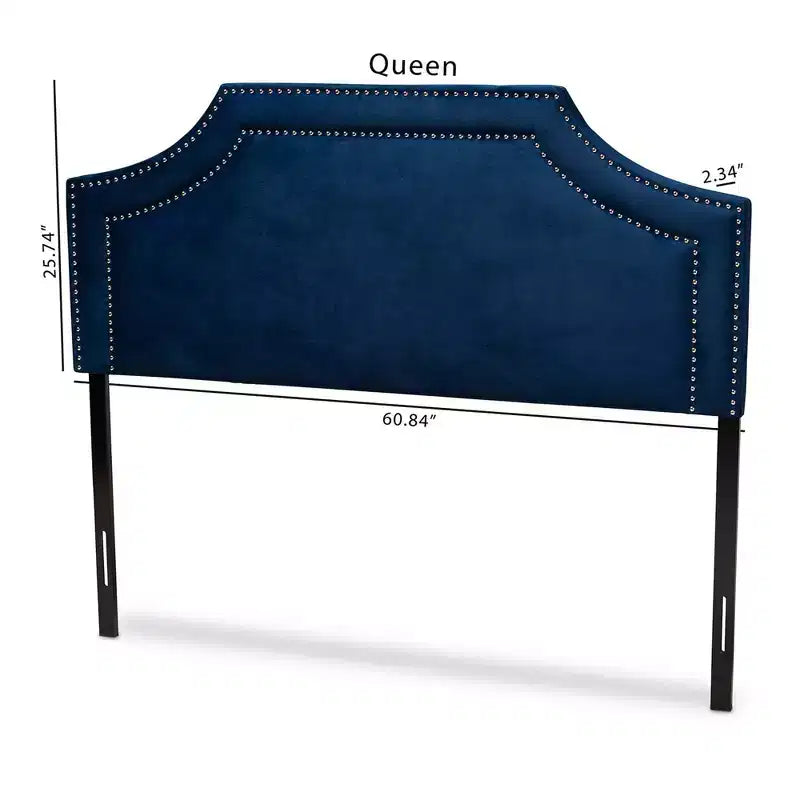 Avignon Velvet Headboard - Baxton Studio