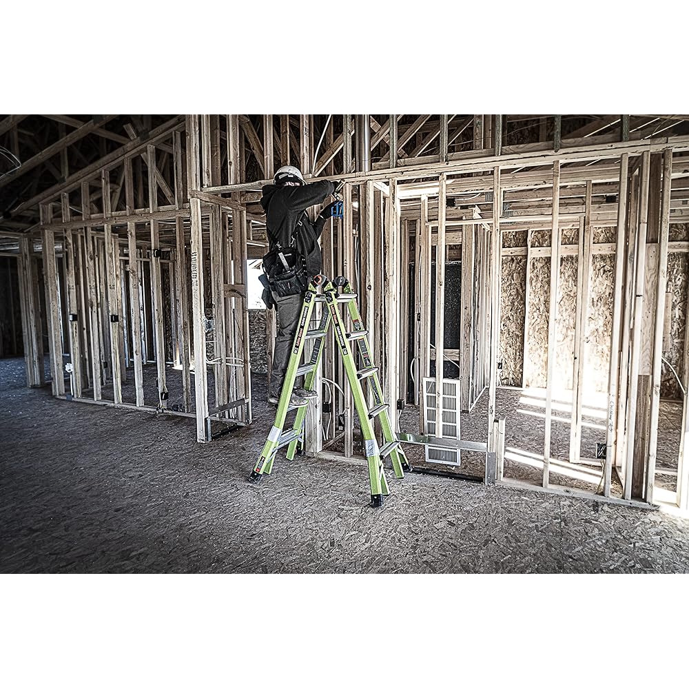 Little Giant Ladder Systems Dark Horse 2.0, M22, 22ft, Multi-Position Ladder, Fiberglass, Type 1A, 300 lbs Weight Rating, (16122-001)