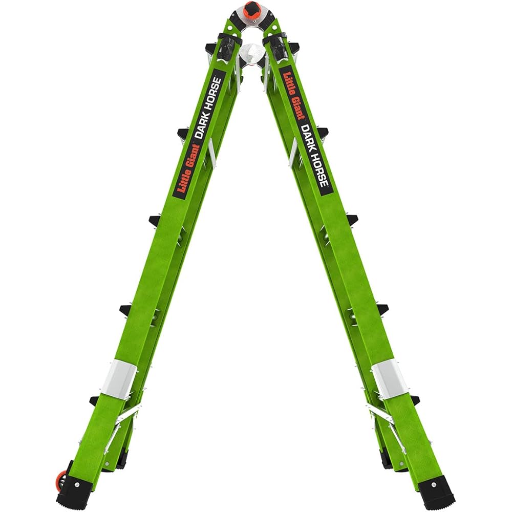 Little Giant Ladder Systems Dark Horse 2.0, M22, 22ft, Multi-Position Ladder, Fiberglass, Type 1A, 300 lbs Weight Rating, (16122-001)