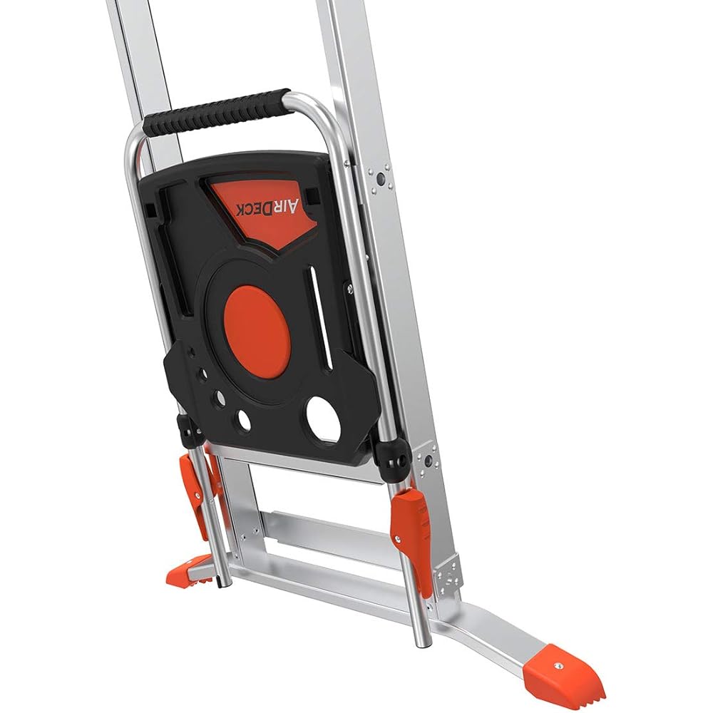 Little Giant Ladders, Select Step with AirDeck Accessory, 5-8 foot, Stepladder, Aluminum, Type 1A, 300 lbs weight rating, (15125-001) Stepladders