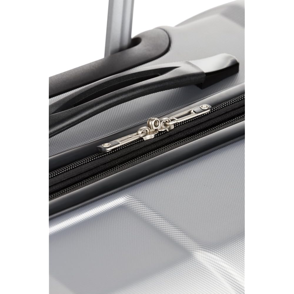 | SwissGear 3750 Hardside Expandable Luggage with Spinner Wheels, Silver, 3-Piece Set (20/24/27) | Suitcases