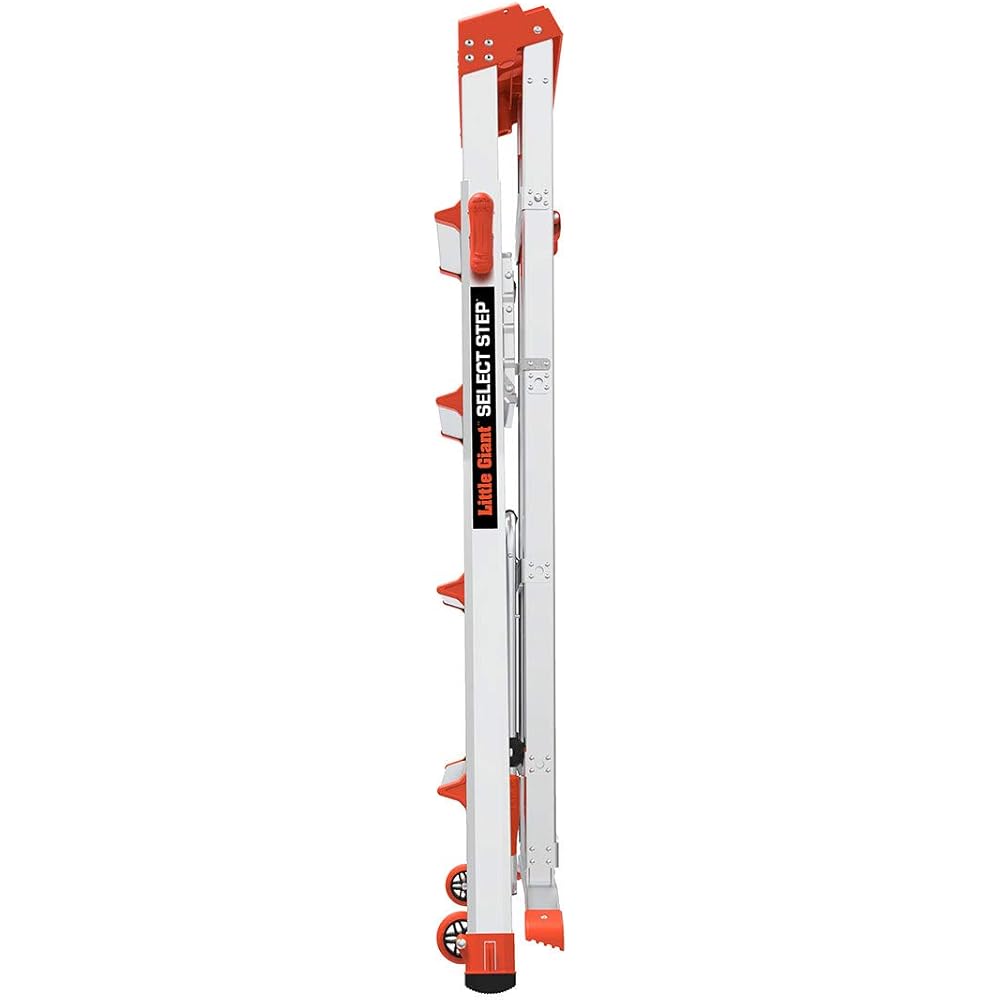 Little Giant Ladders, Select Step with AirDeck Accessory, 5-8 foot, Stepladder, Aluminum, Type 1A, 300 lbs weight rating, (15125-001) Stepladders