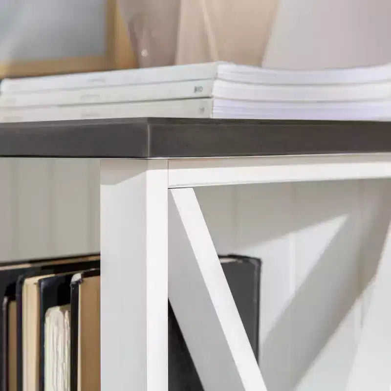 30 Solid Wood Farmhouse Storage Console Table - Saracina Home